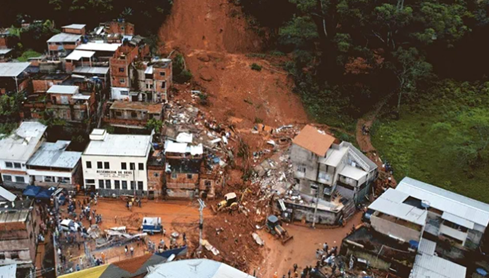 ब्राजिलमा भिषण बर्षापछिको बाढीले मृत्यु हुनेको संख्या ४६ पुग्यो