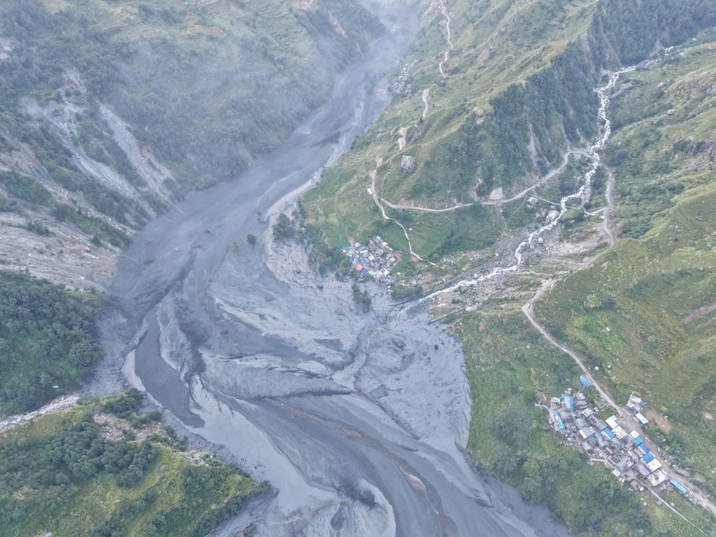 बूढीगण्डकी बाढी : नेपाली सेनाबाट जोखिममा परेका ३६ जनाको उद्धार