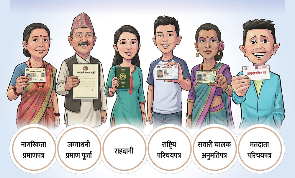 परिचय खुल्ने ६ प्रकारका परिचय पत्रले मतदान गर्न पाइने