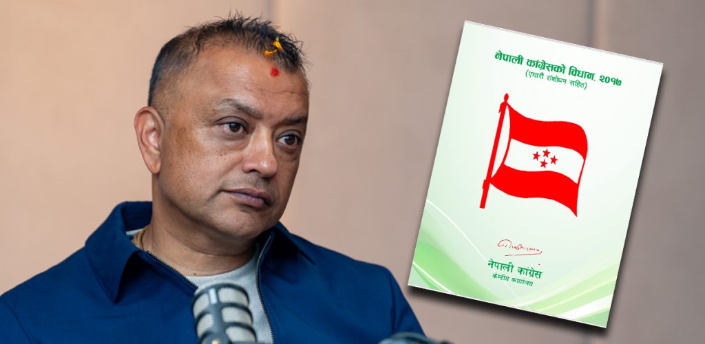 कांग्रेसको विधानबाट ‘२८  केन्द्रीय विभाग’ हटाइयो, संख्या तोकिएबमोजिम हुने