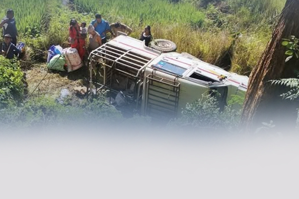 उदयपुरमा जिप दुर्घटना, १५ जना घाइते