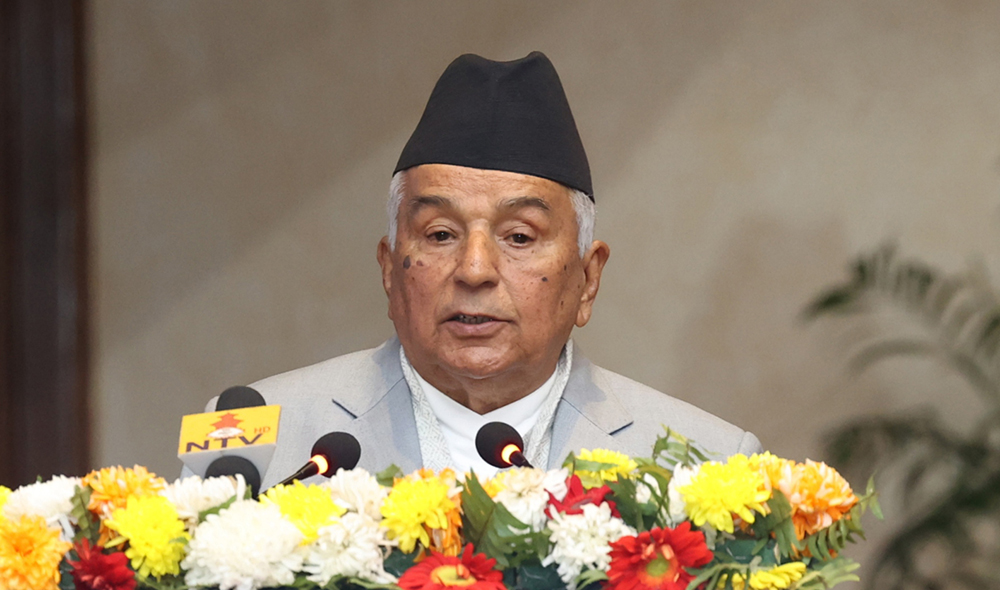 नेपालको स्वतन्त्रताको आन्दोलनमा मधेसी समुदायको भूमिका ऐतिहासिक छ: राष्ट्रपति पौडेल