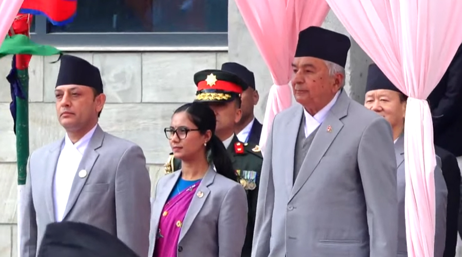 संघीय संसद्को संयुक्त बैठकलाई सम्बोधन गर्न पुगे राष्ट्रपति पौडेल