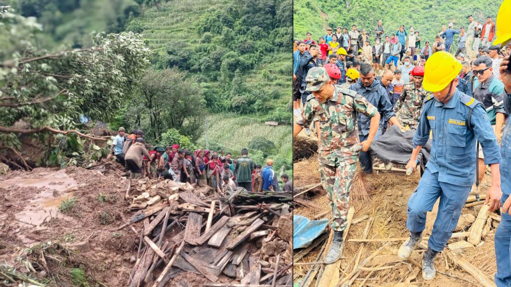 रोल्पामा पहिरोमा परी १५ जनाको मृत्यु,  २ बेपत्ता