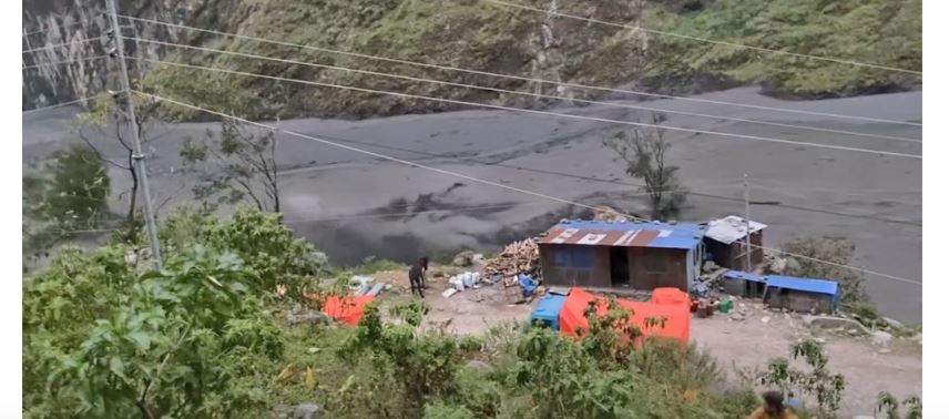 बूढीगण्डकी बाढीका कारण जोखिममा परेका ६ जनाको हवाई उद्धार