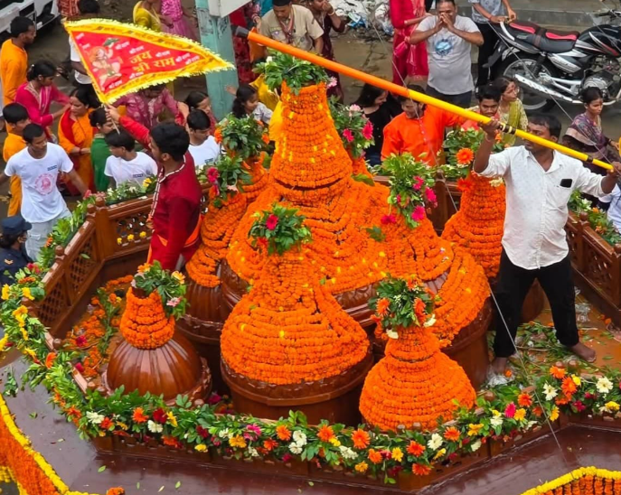 गहवामाई मन्दिरको चौथो रथयात्रा, उर्लियो जनसागर