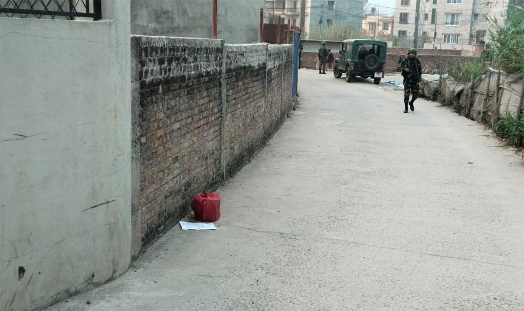 नागार्जुनमा भेटिएको शंकास्पद वस्तु नष्ट