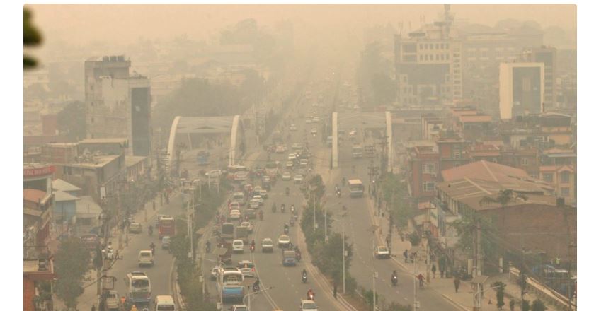 काठमाडौँ विश्वकै प्रदूषित सहरको सूचीमा शीर्ष ५ स्थानमा