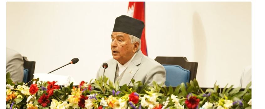 संसद्को संयुक्त बैठकमा राष्ट्रपतिले के भने ? (पूर्णपाठ)