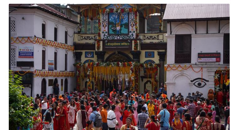 पशुपति क्षेत्रमा तीजको सुरक्षा व्यवस्था कडा